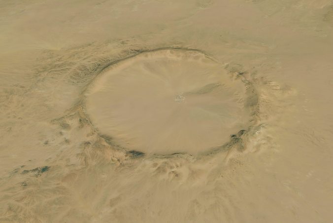 Meteor Crater 3D model