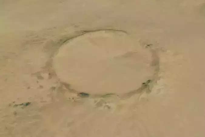 Meteor Crater 3D model