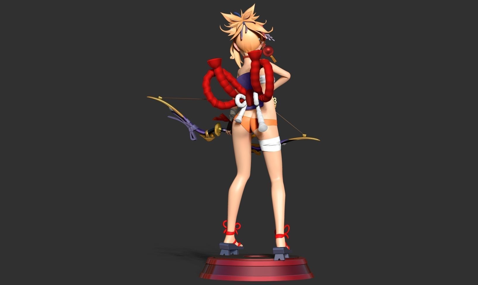 Archer Yoimiya - Genshin Impact Fanart 3D print model_8