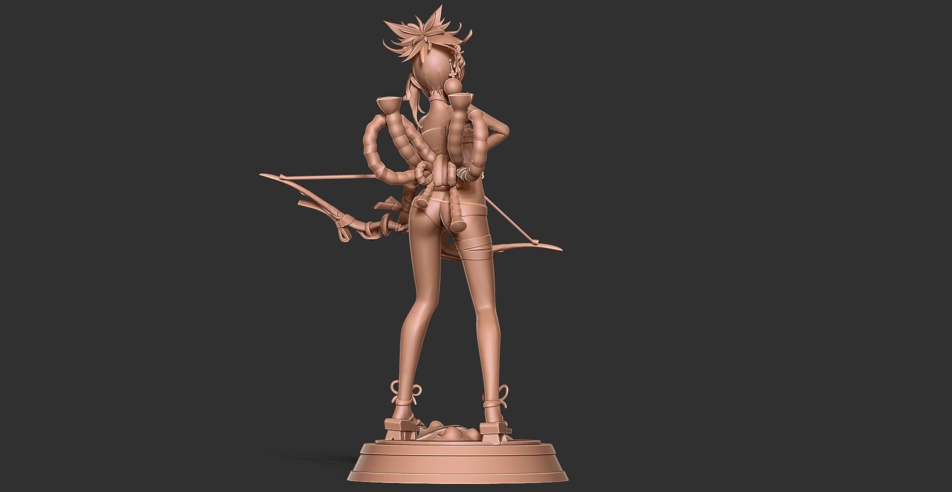 Archer Yoimiya - Genshin Impact Fanart 3D print model_9