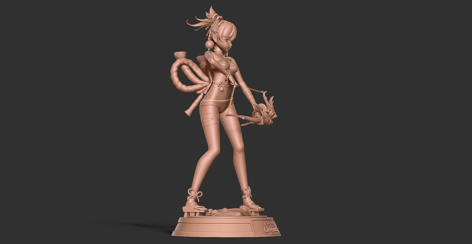 Archer Yoimiya - Genshin Impact Fanart 3D print model_16