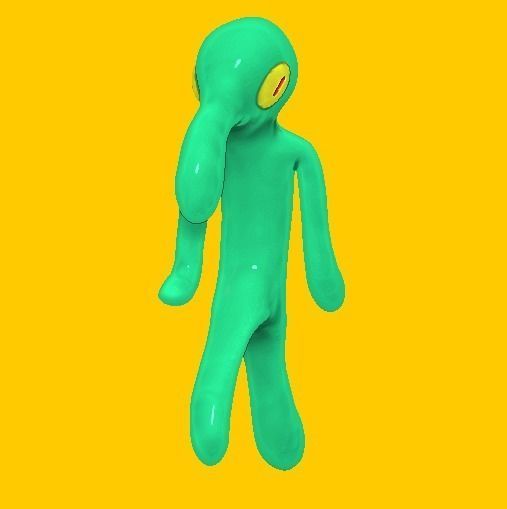 Squidward strong beauty  3D print model_1