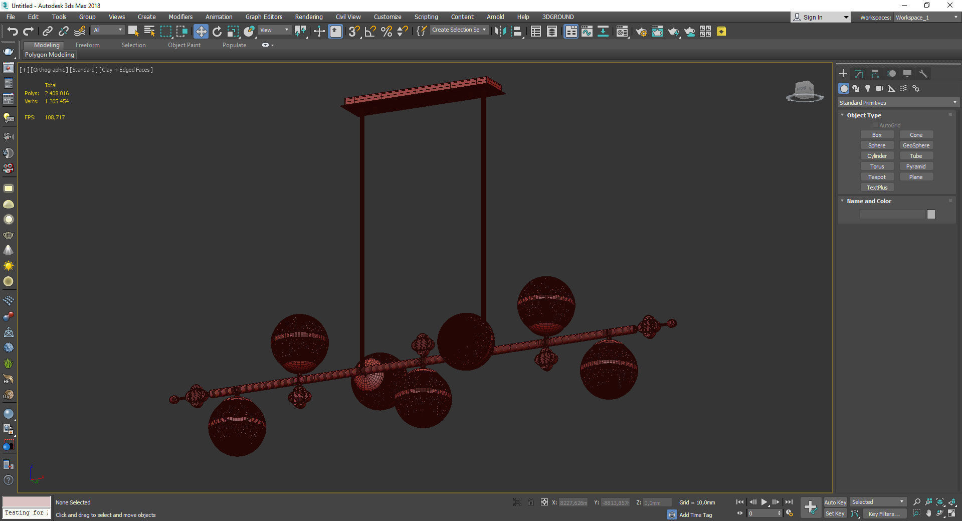 LUARA LONG Low-poly 3D model_5
