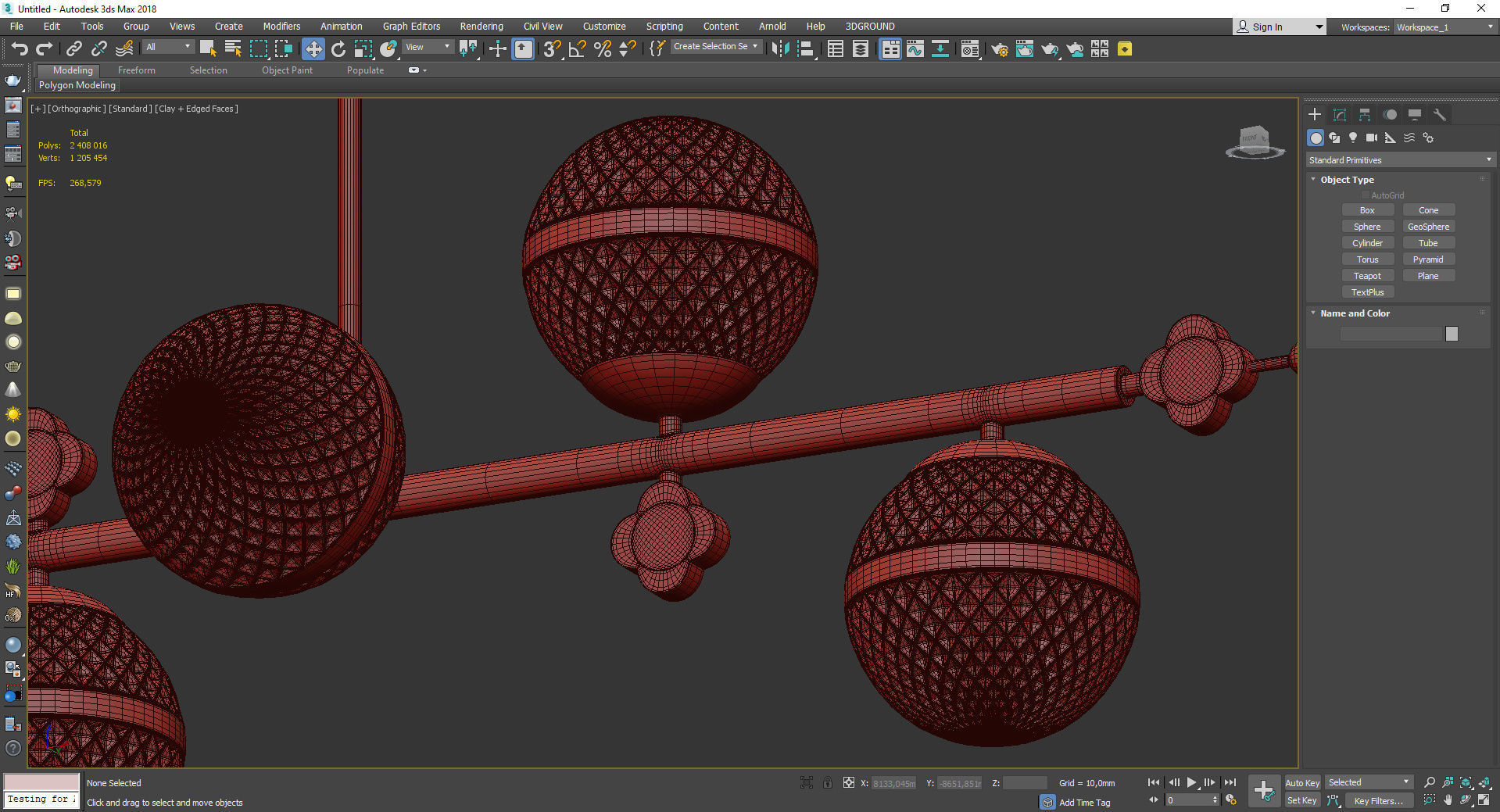 LUARA LONG Low-poly 3D model_6