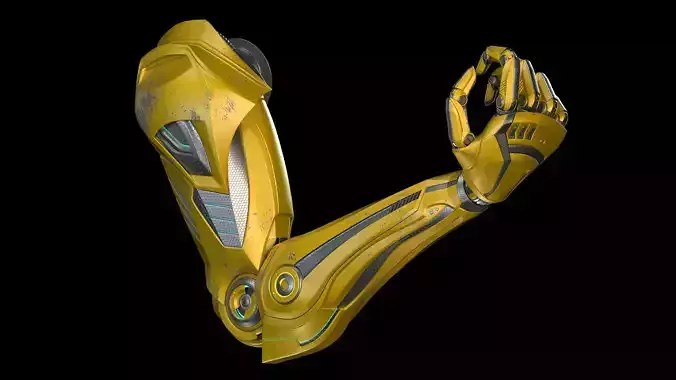 ROBOT MECH ARM - RIGGED 3D model