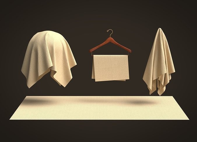  Cotton 14 Wale Corduroy Fabric 3D model