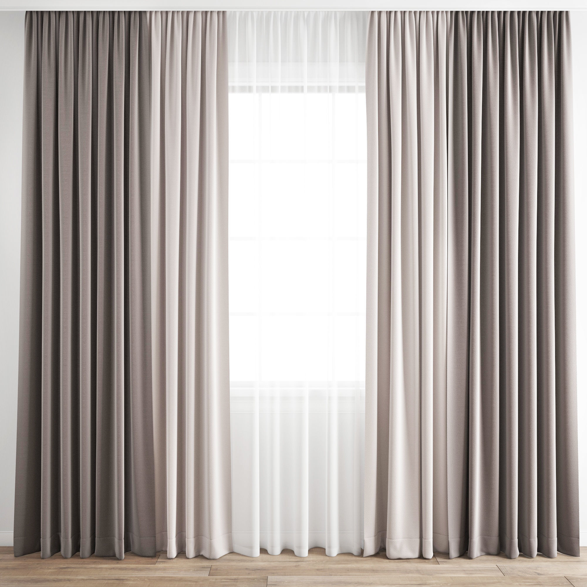 Curtain 280 3D model_4