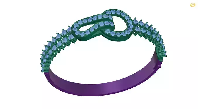 bracelet ring with diamonds