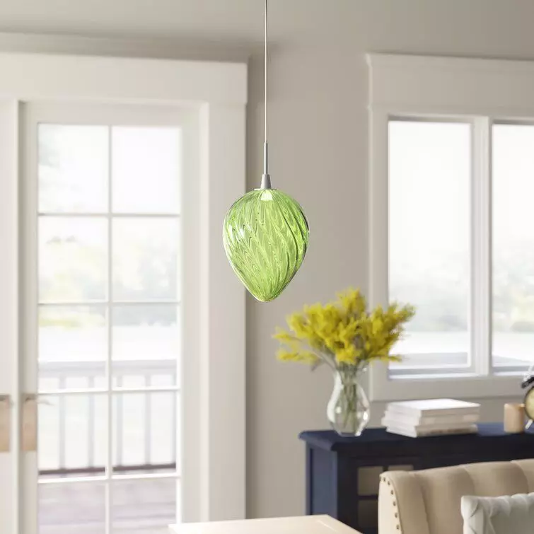 Spheroid Light Single GeometricPendant 3D model_0