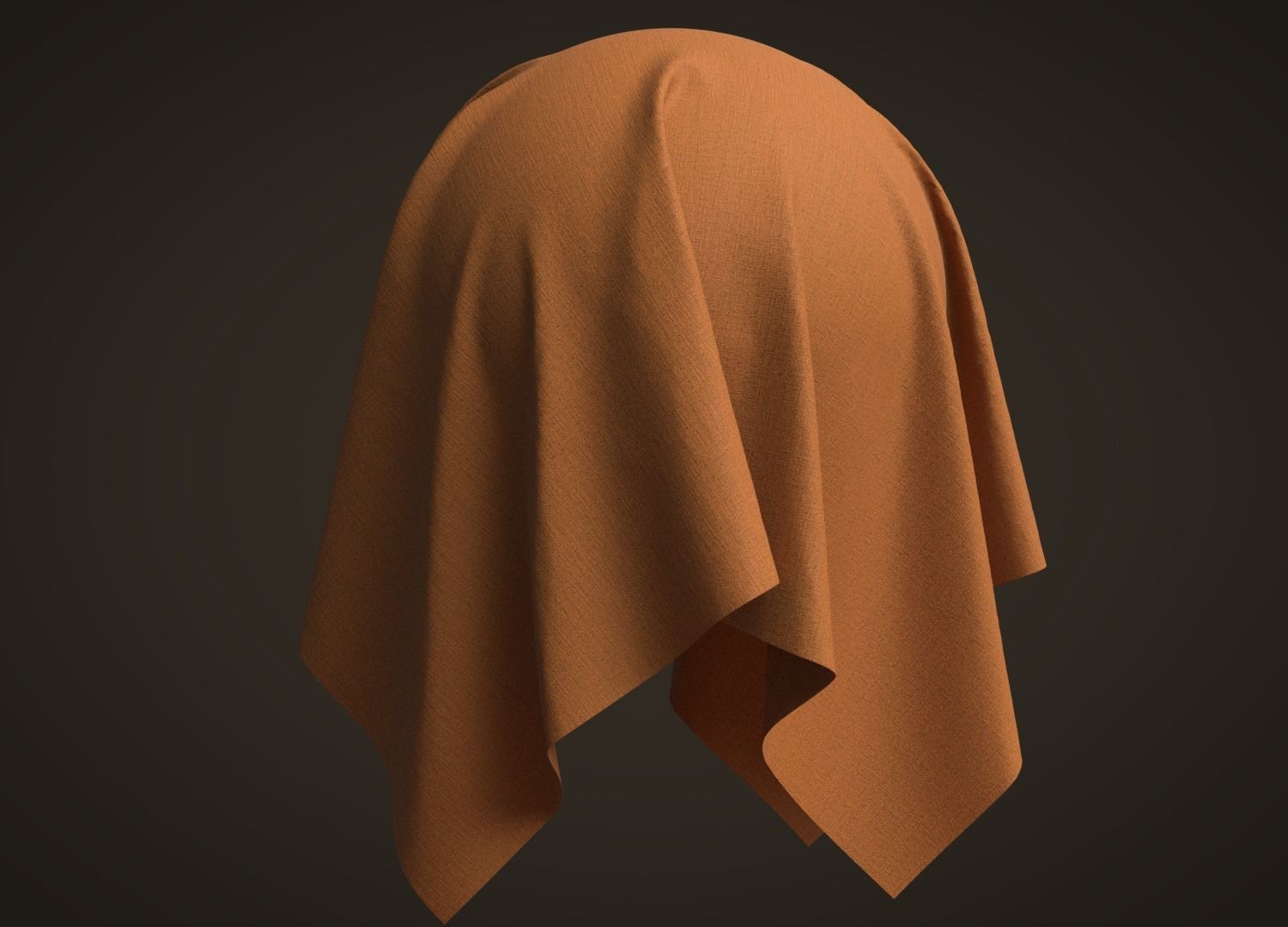 Cotton Chambray 40s Fabric 3D model_1