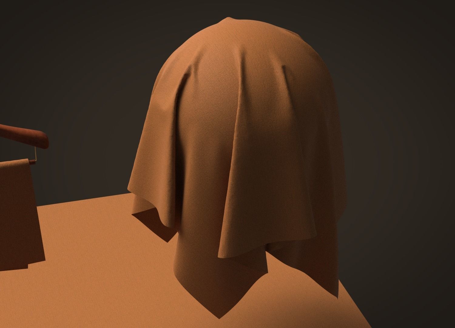 Cotton Chambray 40s Fabric 3D model_5