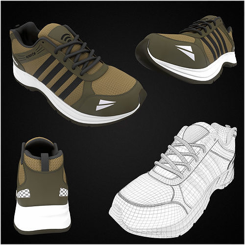 Sports shoe 3d model  3D model