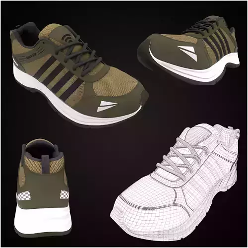 Sports shoe 3d model 