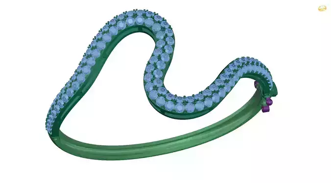 bracelet snake shaped ring