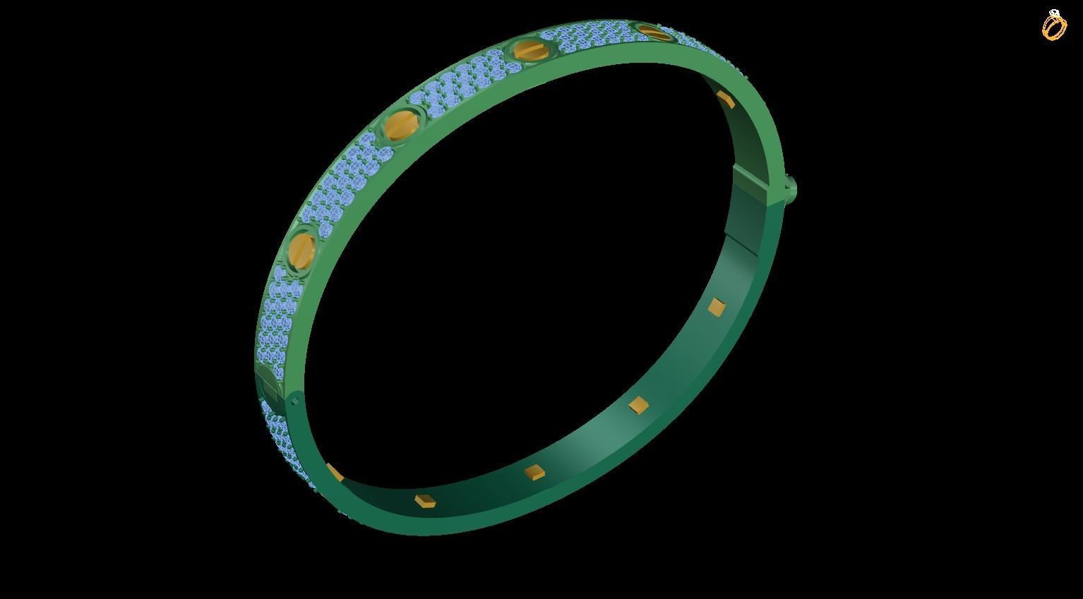 bracelet 3D print model_1