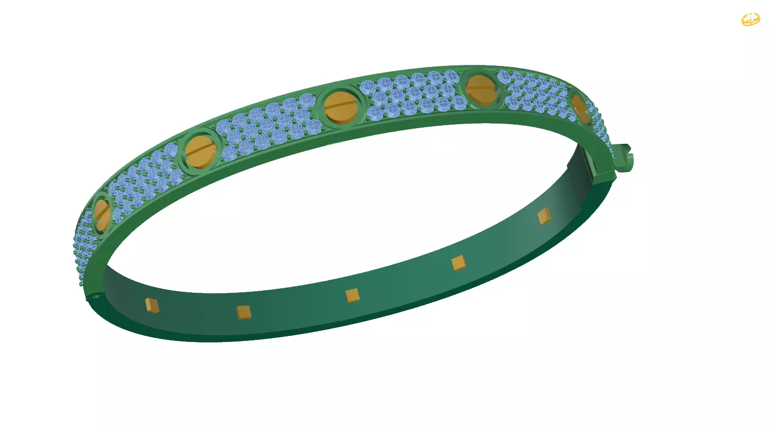 bracelet 3D print model_0