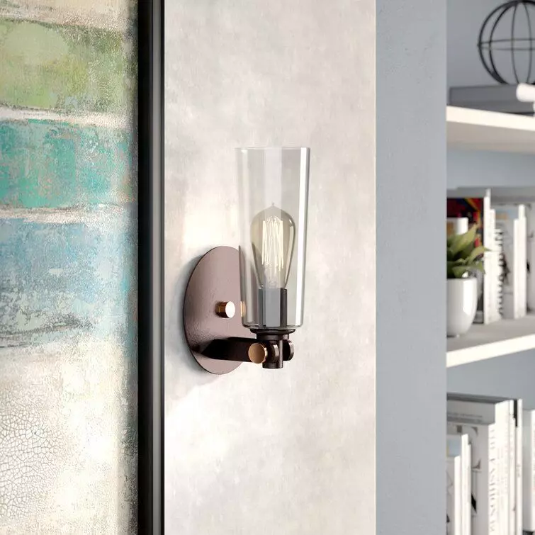 Mamani Light Western Bronze Armed Sconce 3D model