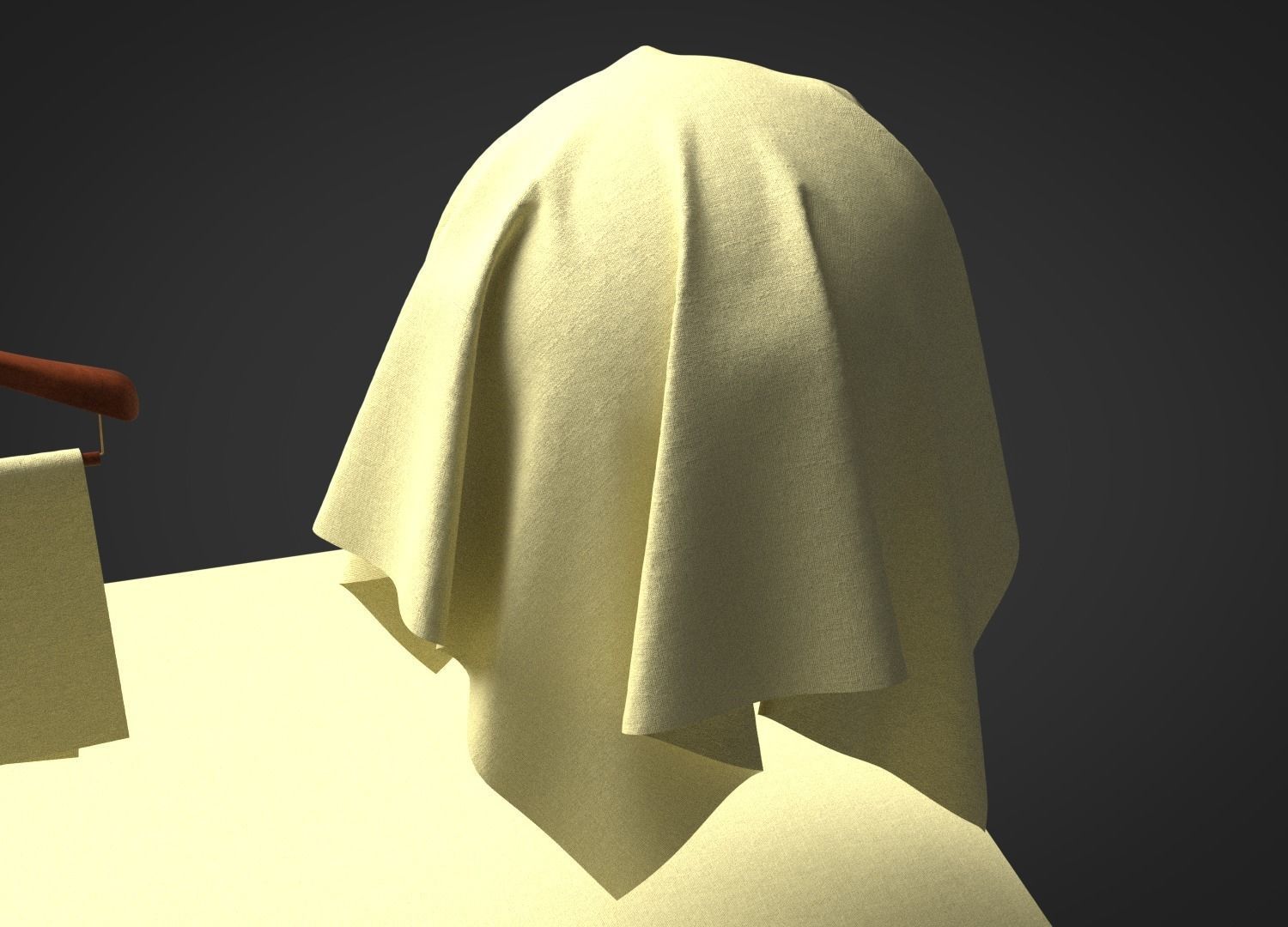 Cotton Stretch Poplin 40s Fabric 3D model_5