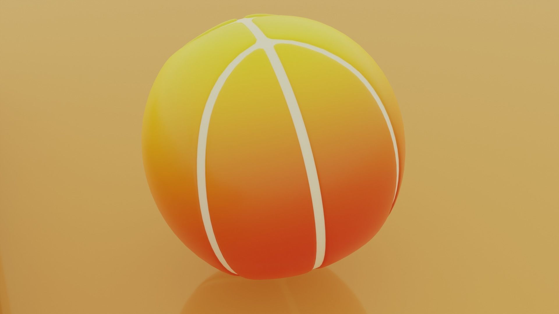 basketball hoop Low-poly 3D model_1