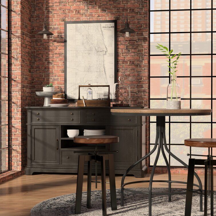 Jamil Counter Height Dining Table 3D model_2