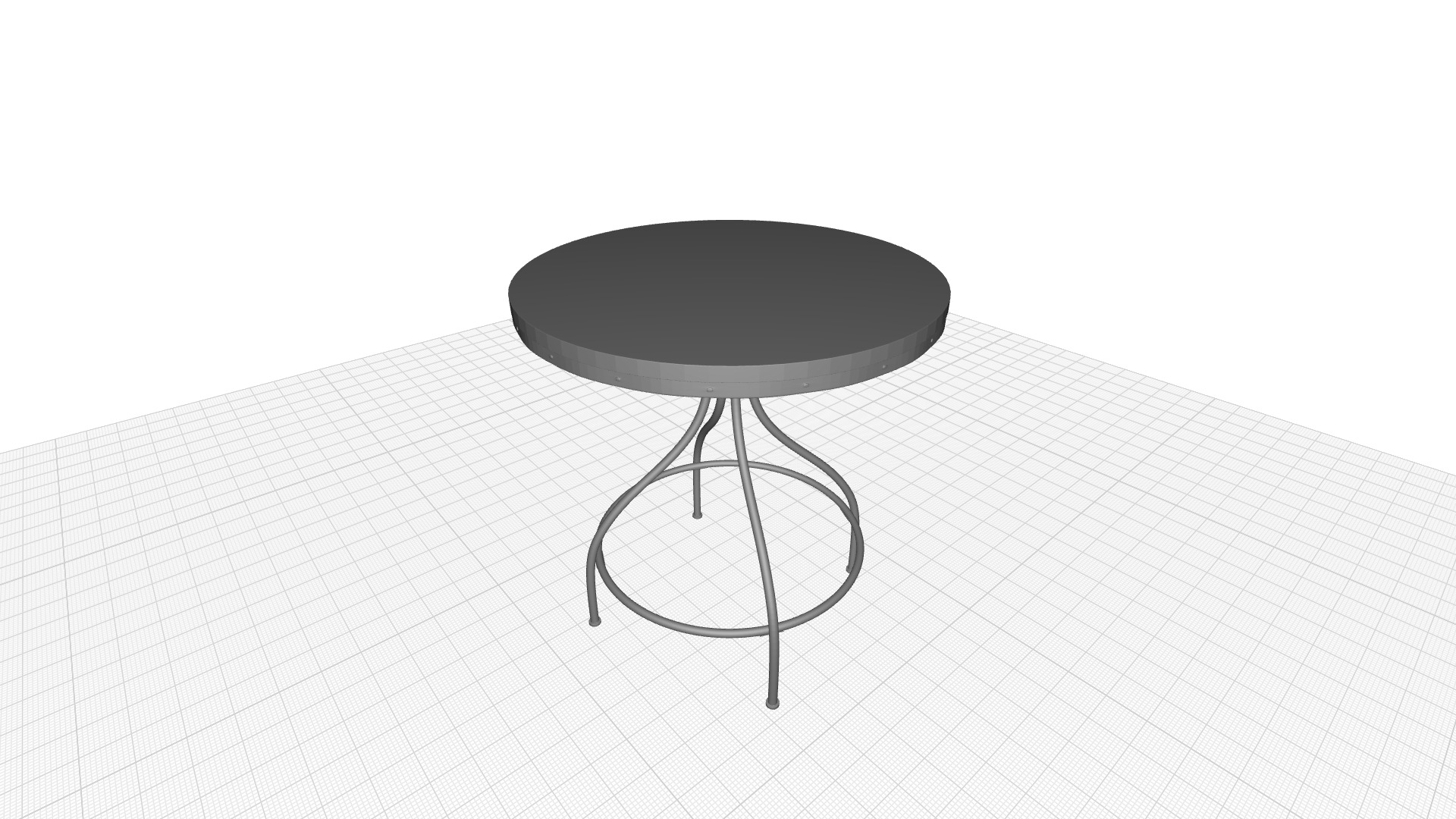 Jamil Counter Height Dining Table 3D model_4