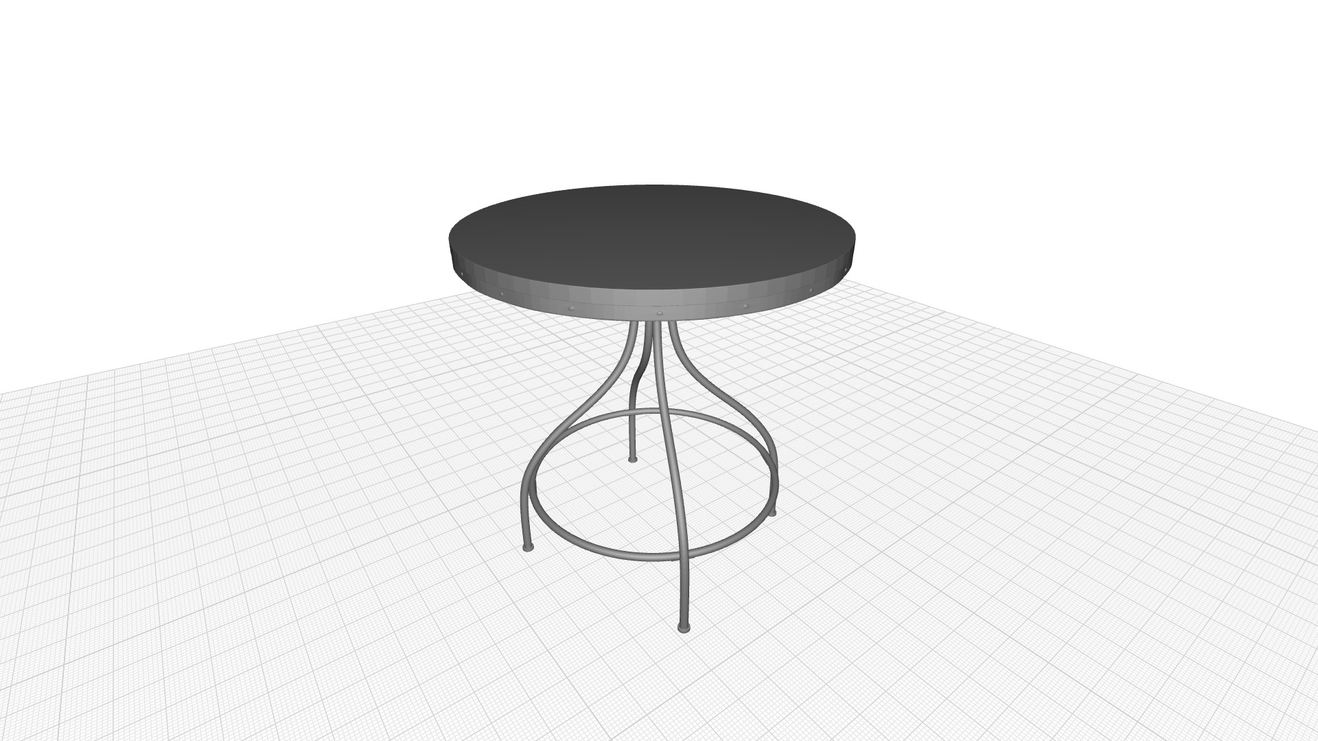 Jamil Counter Height Dining Table 3D model_3