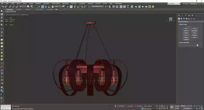 Gold Crystal Pendant Light