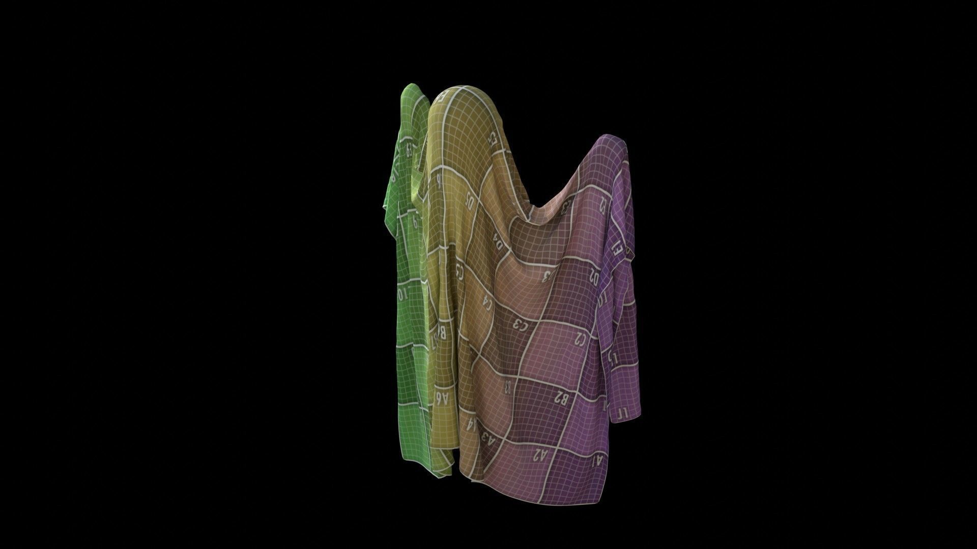 High Poly Ghost Model 3D model_5