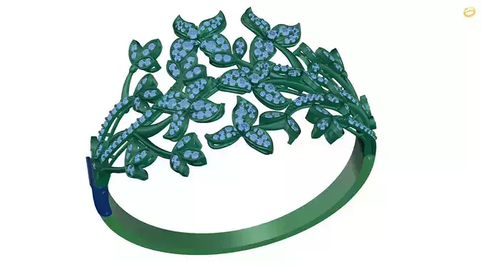 bracelet emerald and diamond ring