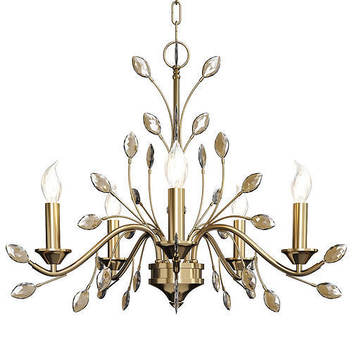 Branches Pendant Lighting Fixture Rustic Low-poly 3D model