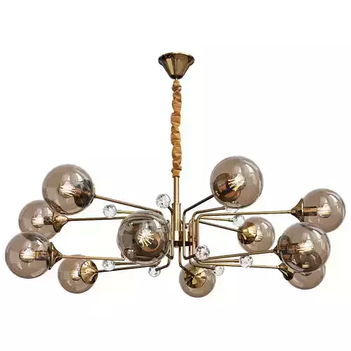 Modern Chandelier Metal Globe Shaped Chandelier