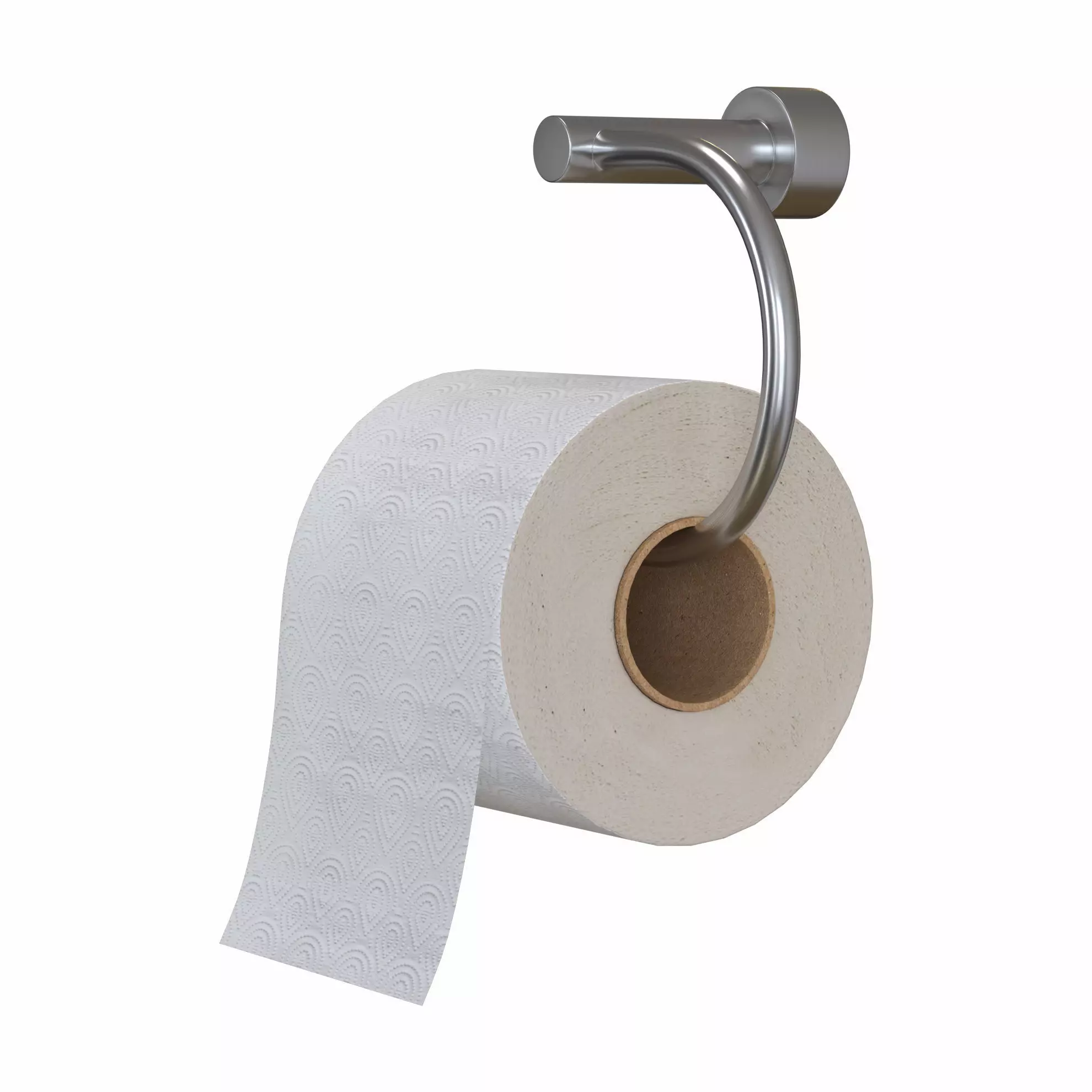 toilet paper 3D model_0
