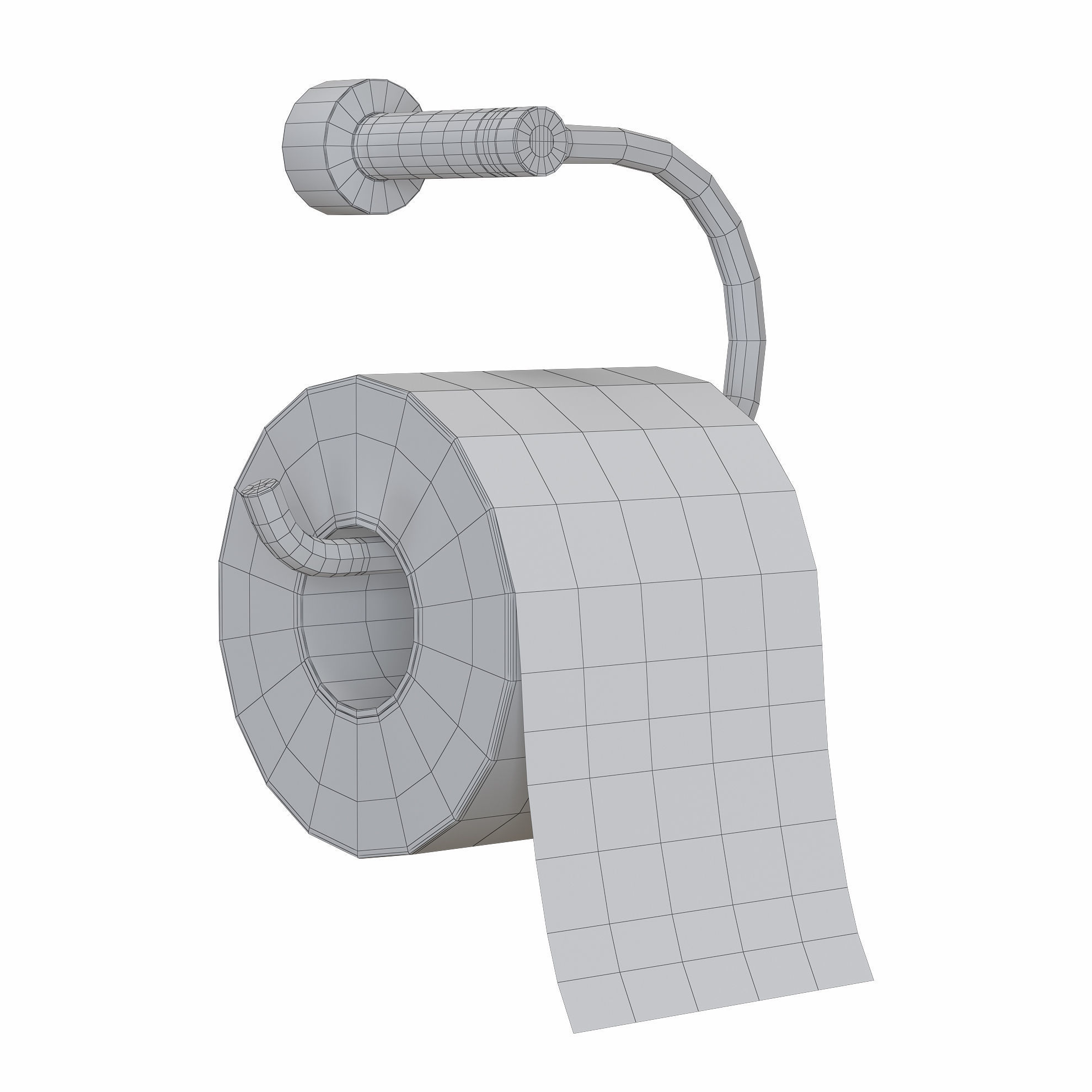 toilet paper 3D model_3