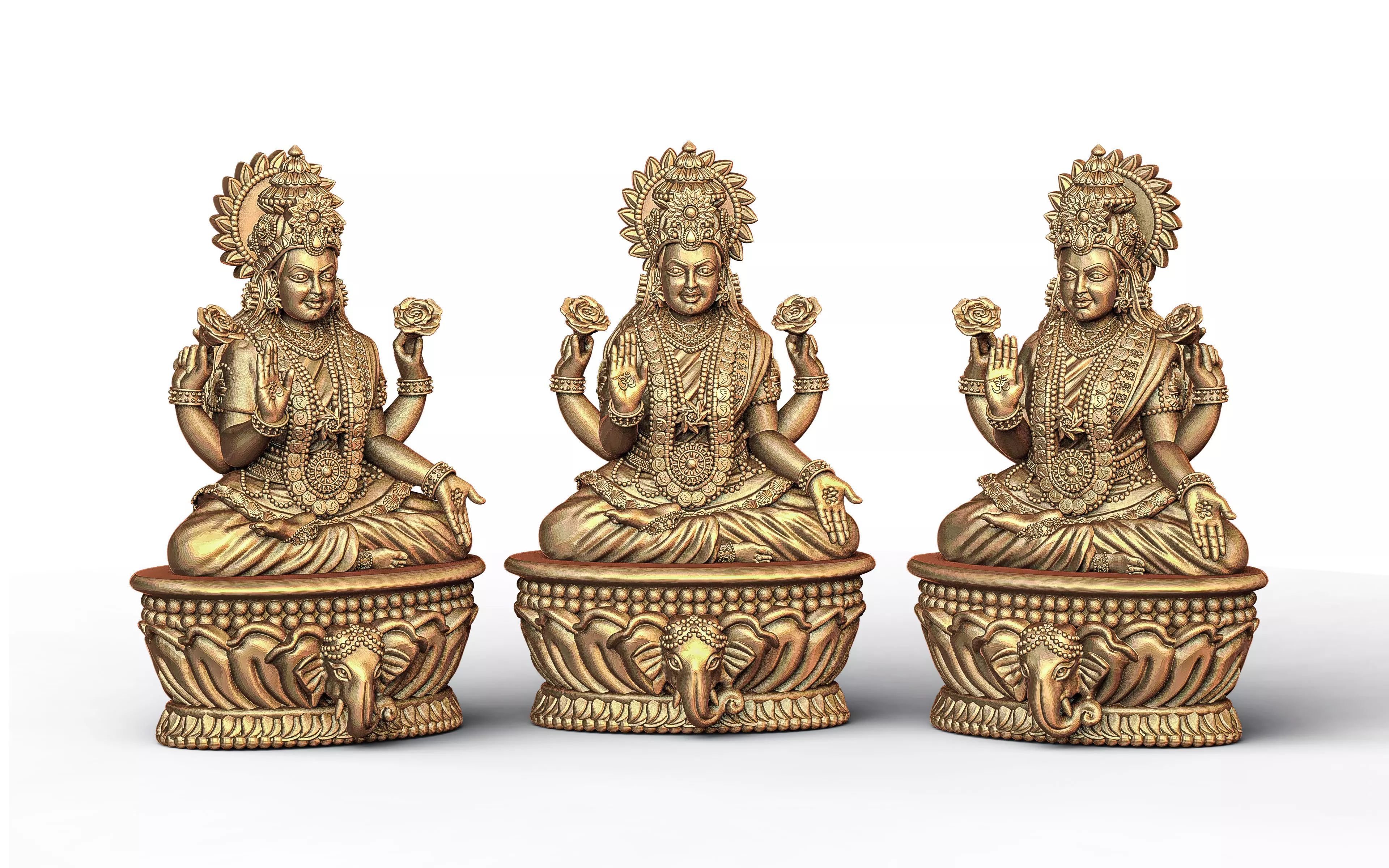 Hindu Goddess Model 01 3D print model