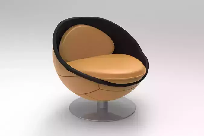 Wembley Soccer Lounge Chair 3D model