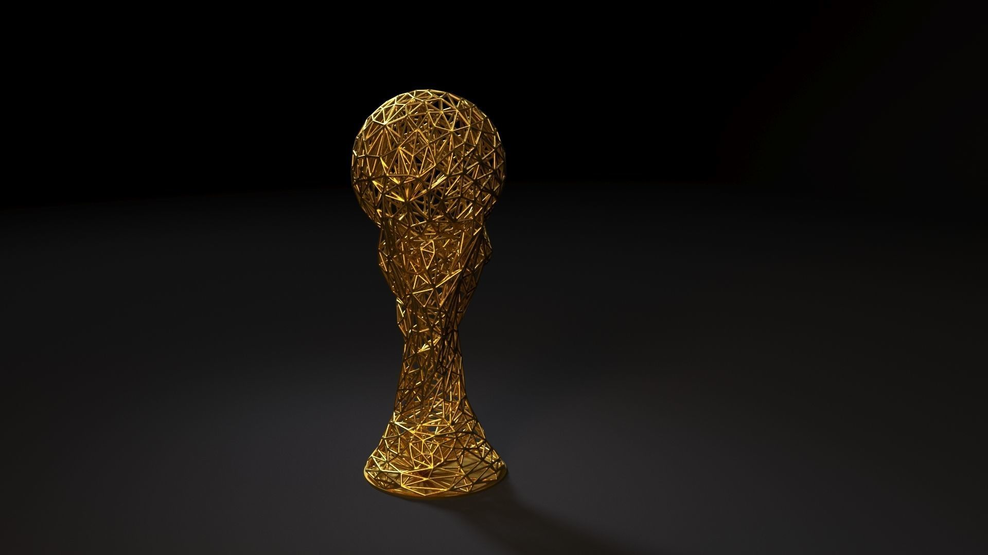 FIFA World Cup Trophy 3D print model_2