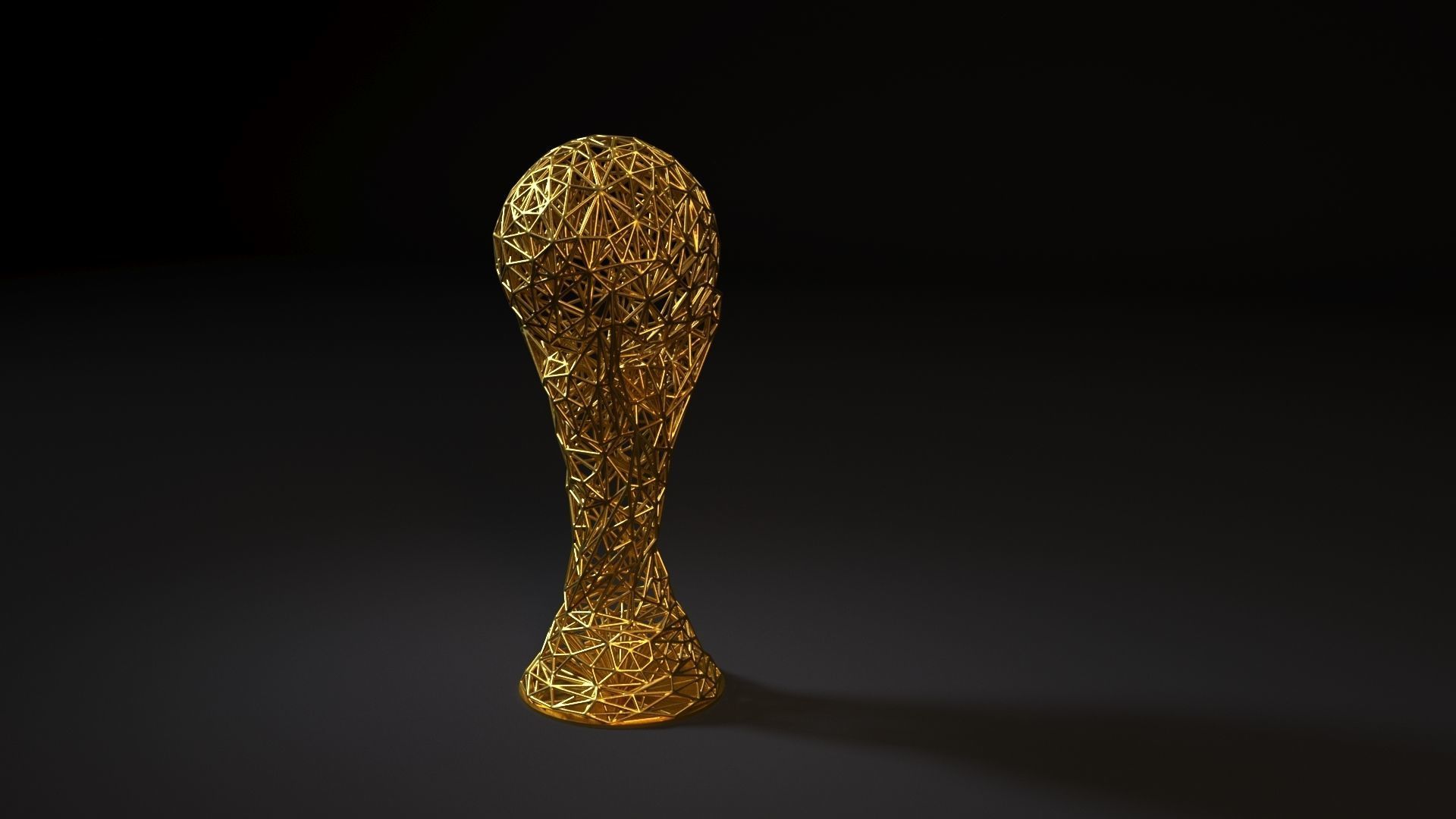 FIFA World Cup Trophy 3D print model_1