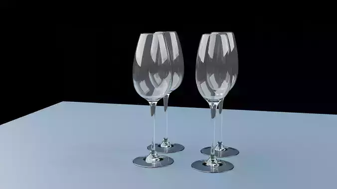 Wine Champagne Glasses Model 5