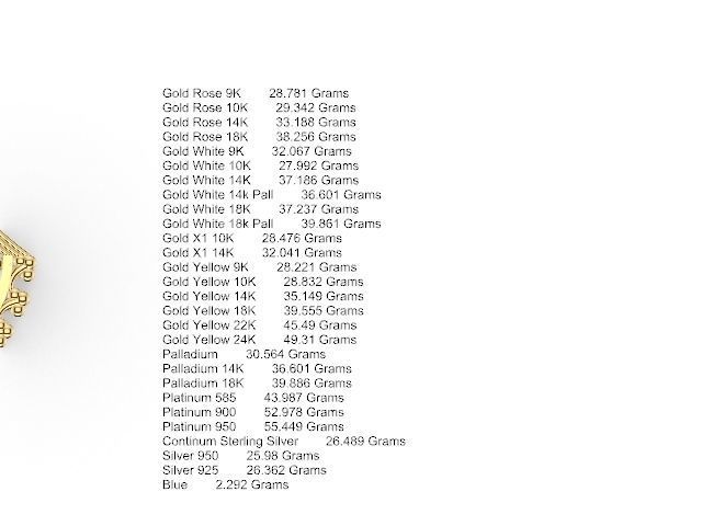 gold set stl verified 3D print model_16