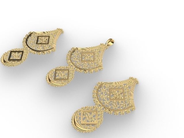 gold set stl verified 3D print model_4