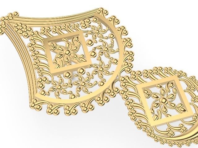gold set stl verified 3D print model_2
