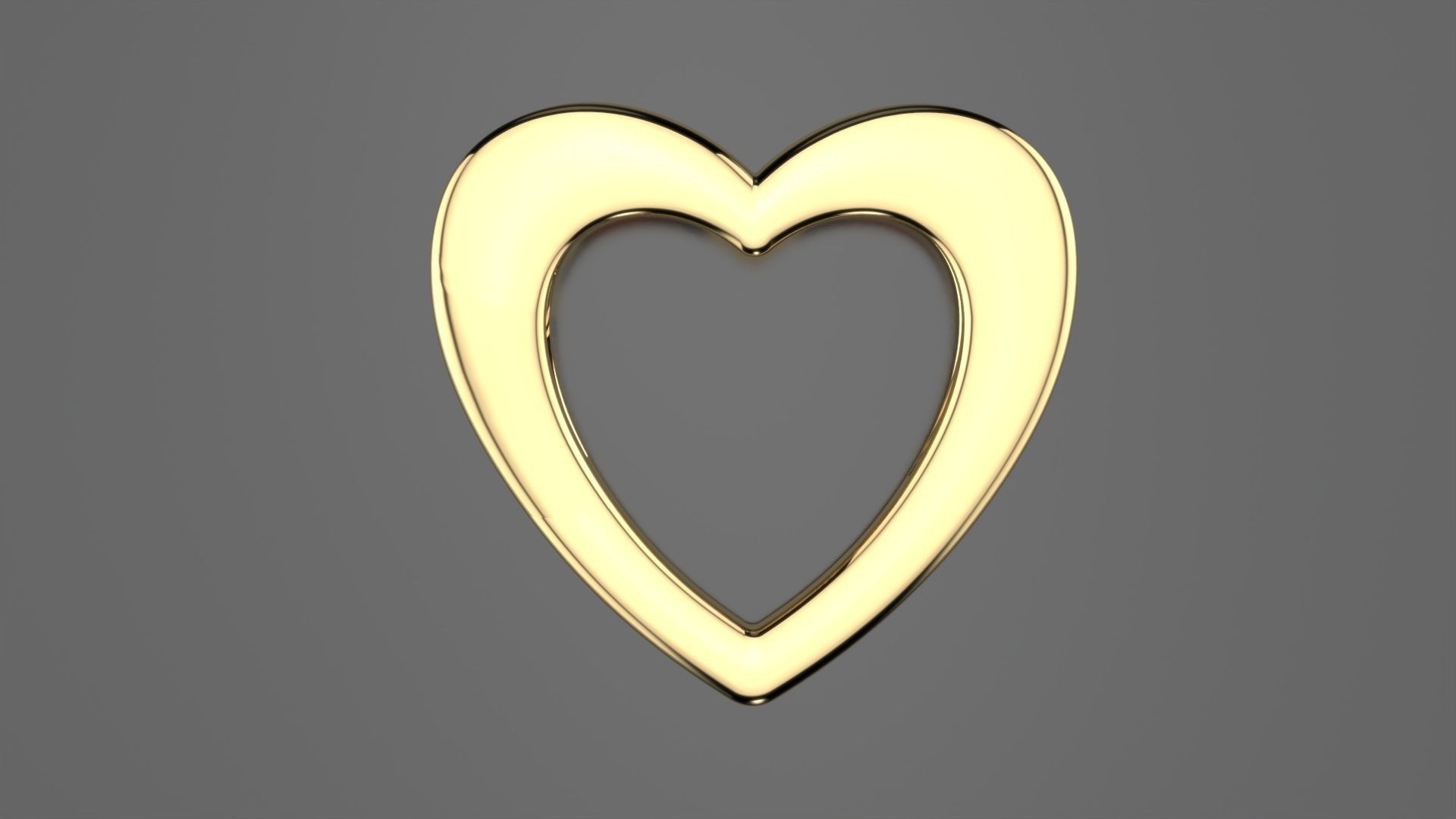 carabiners heart 3D print model_9