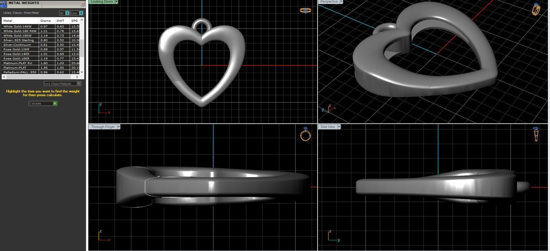 carabiners heart 3D print model_4