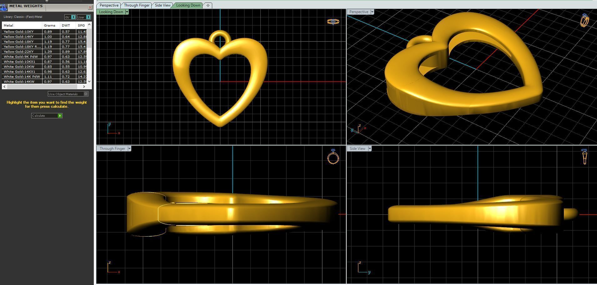 carabiners heart 3D print model_3