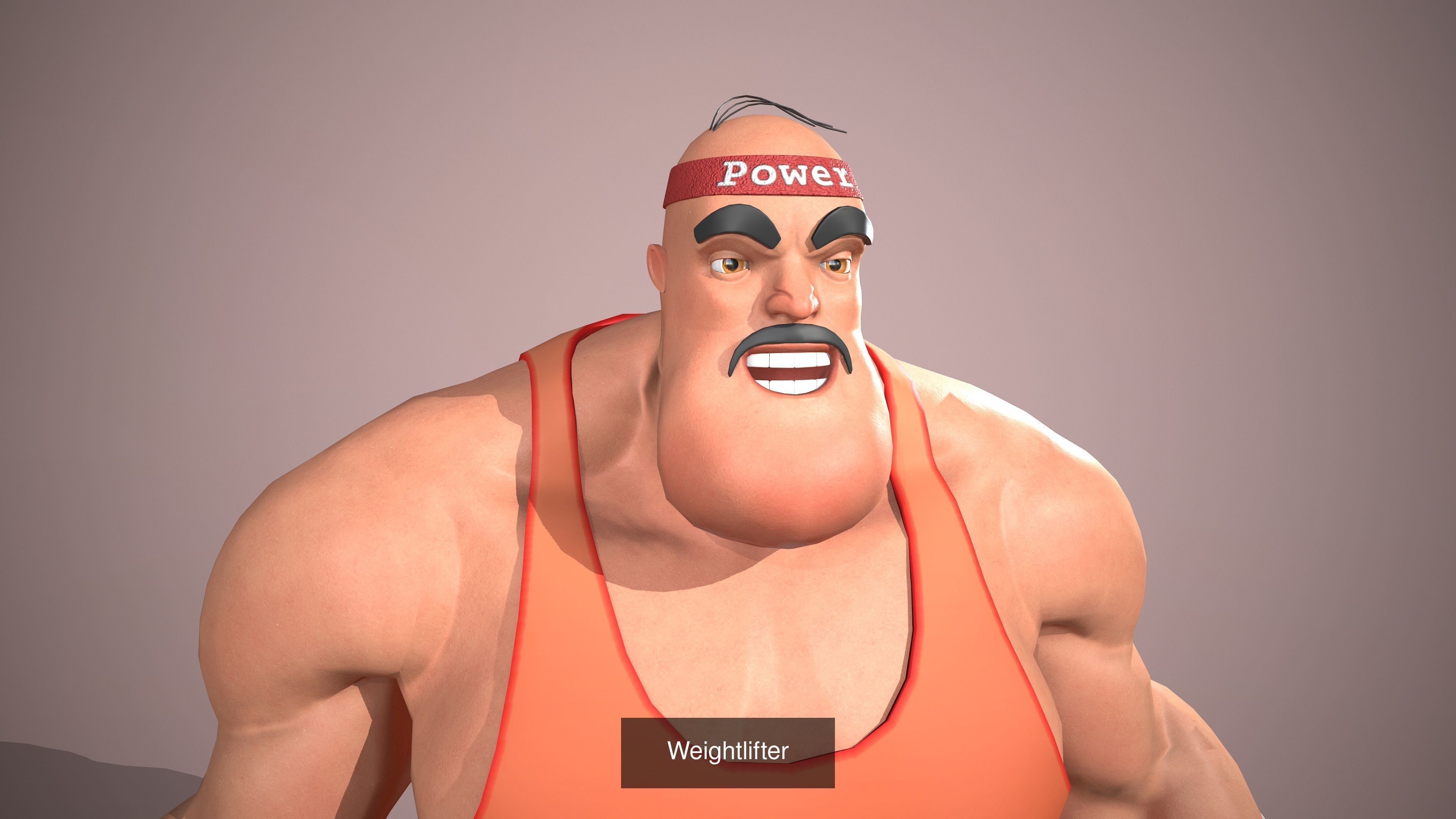 Strong man Pack 3D Model Collection_5