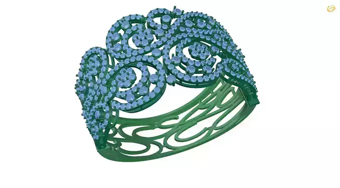 bracelet emerald and diamond ring