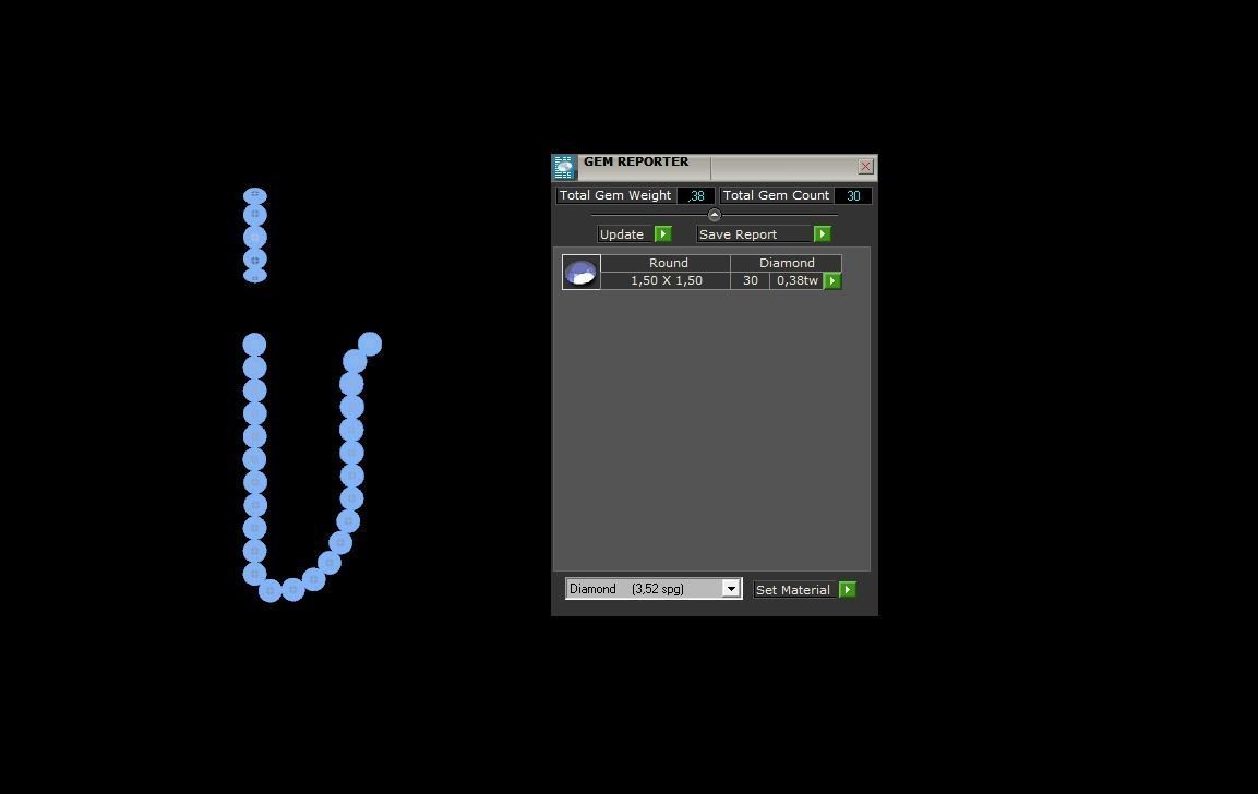 Initial Letters Pendant V 3D print model_6