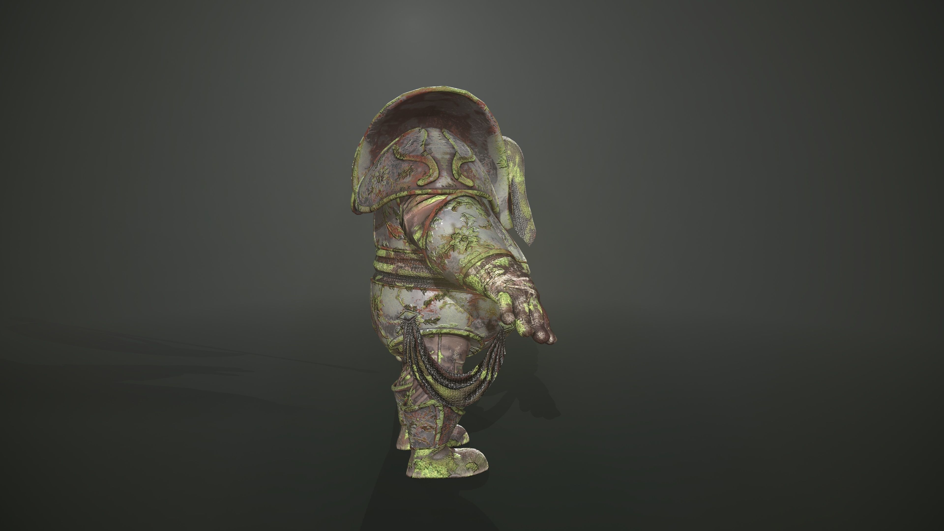 Swamp Guardian Low-poly 3D model_3
