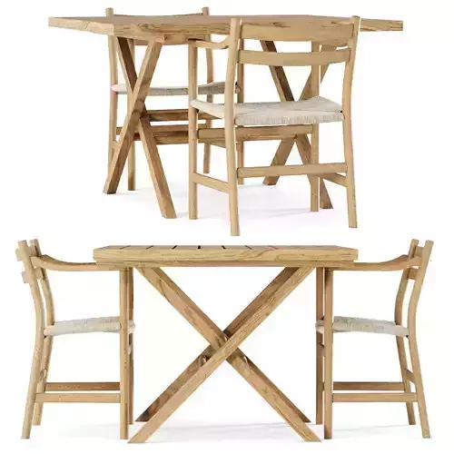 Carl Hansen furniture set v14 