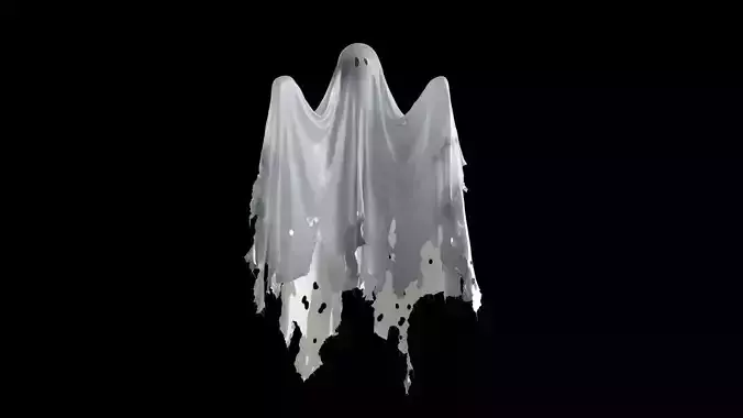 High Poly Ghost Model 2